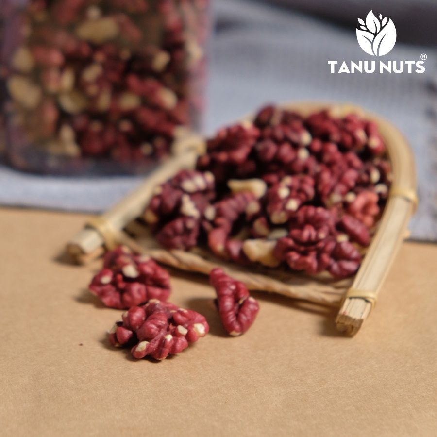 Hũ 250g, hạt óc chó đỏ TANU NUTS, óc chó tách vỏ Chile hạt dinh dưỡng tốt cho bà bầu, bé