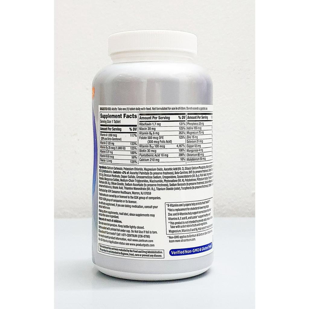 sale date 1/24 centrum men's 50+ chai 275 viên từ mỹ, vitamin tổng hợp cho nam trên 50 tuổi