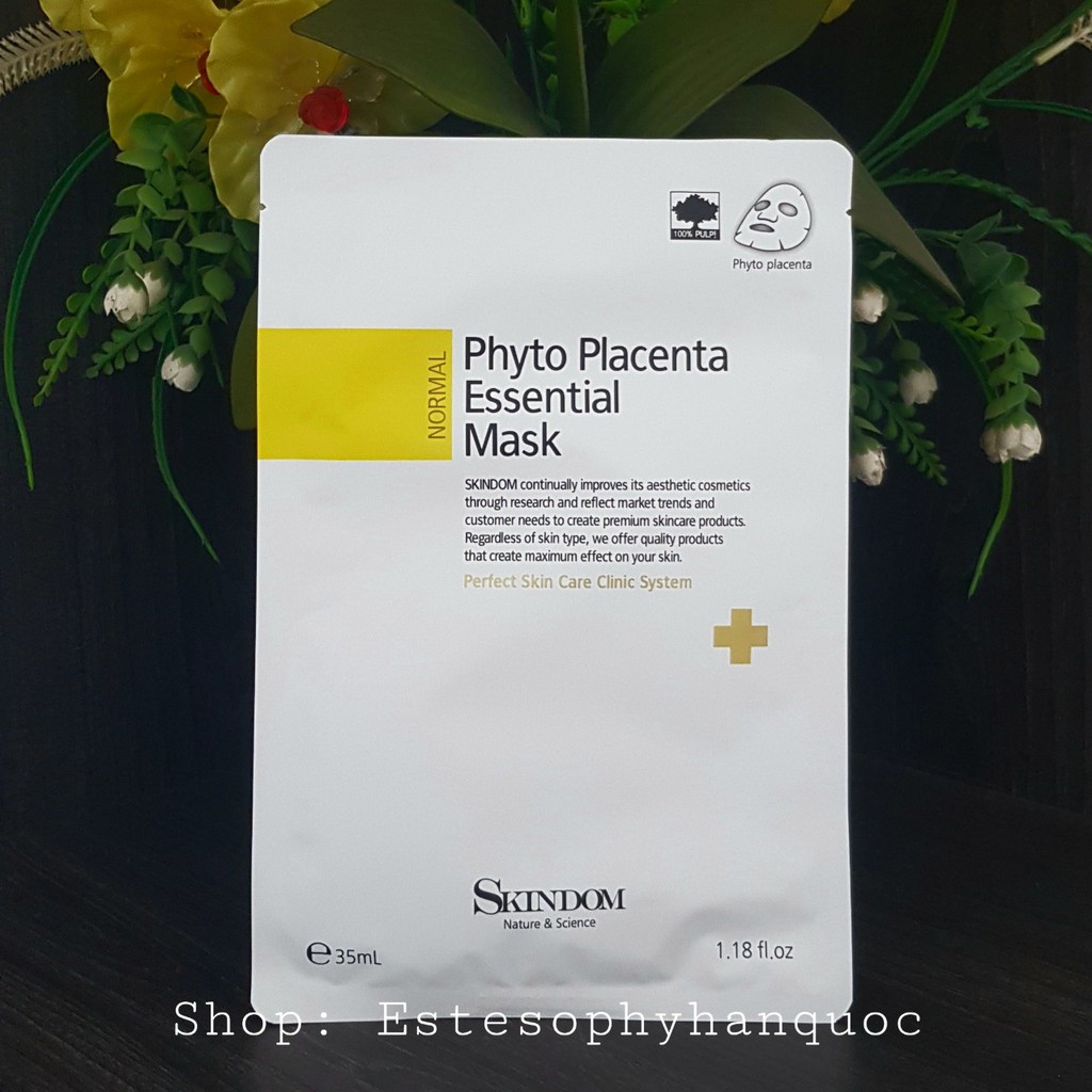 Mặt Nạ Noãn Thực Vật Skindom Phyto Placenta