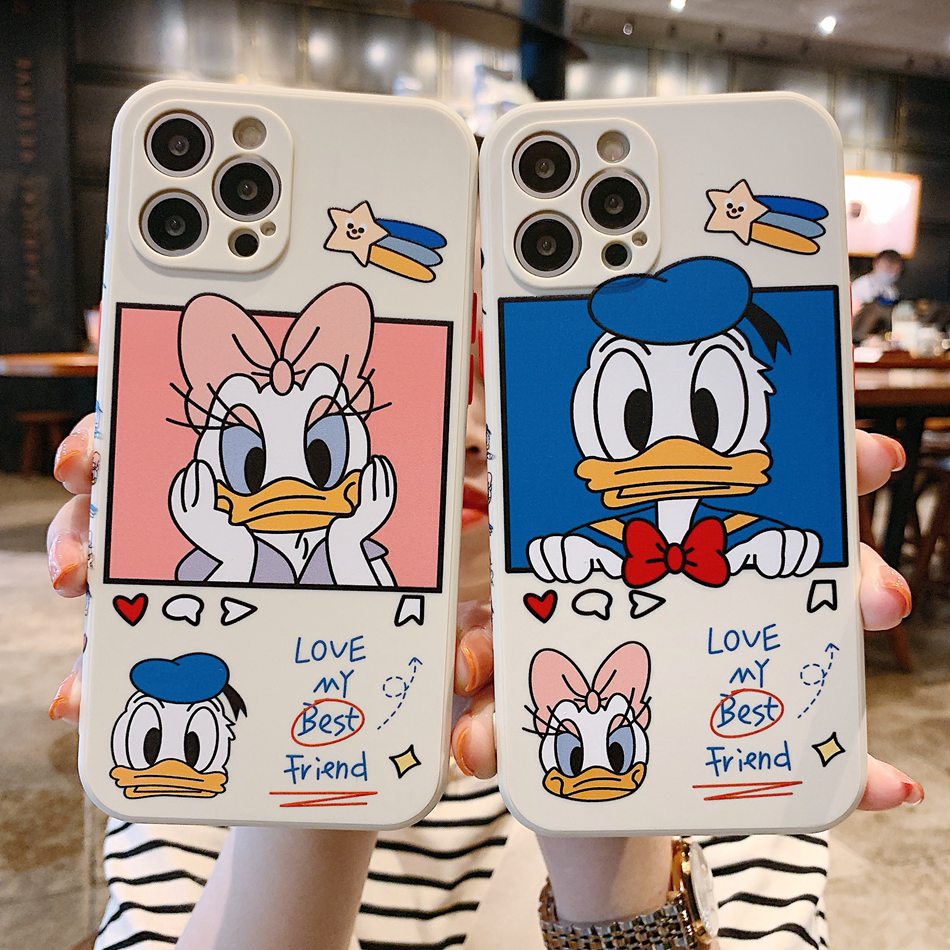 DONALD DUCK ốp điện thoại Mềm In Hình Vịt Donald Cho Iphone 11 / 12 Pro / 12pro / Max / 12mini / 7 / 8 Plus / X / Xs Max / Xr / 7plus / Se 2020 | BigBuy360 - bigbuy360.vn