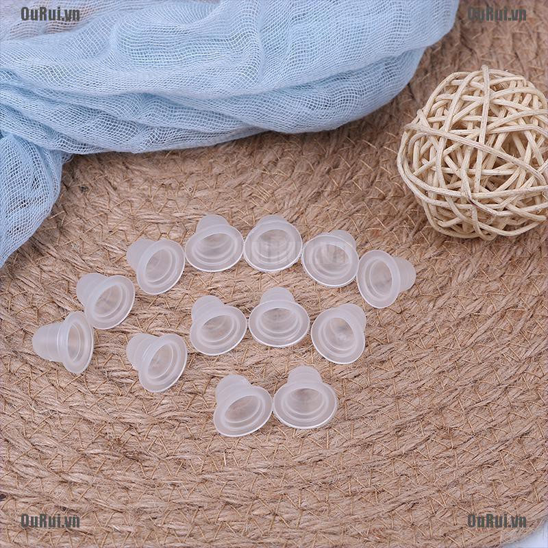 Bộ 100 Nút Silicone Đậy Bình Mực Xăm Chuyên Dùng