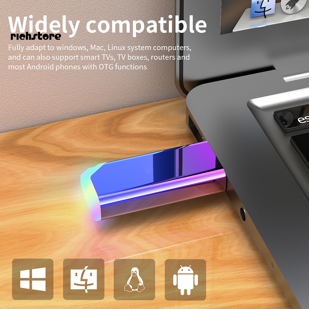 Usb 2.0 8GB / 16GB / 32GB / 64GB / 128GB Chống Sốc Nhiều Màu Sắc | BigBuy360 - bigbuy360.vn