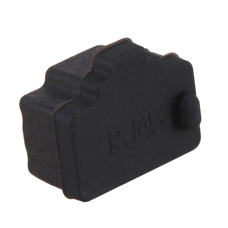 Set 100 Nắp Đậy Cổng Mạng Ethernet RJ45 Màu Đen Chống Bụi