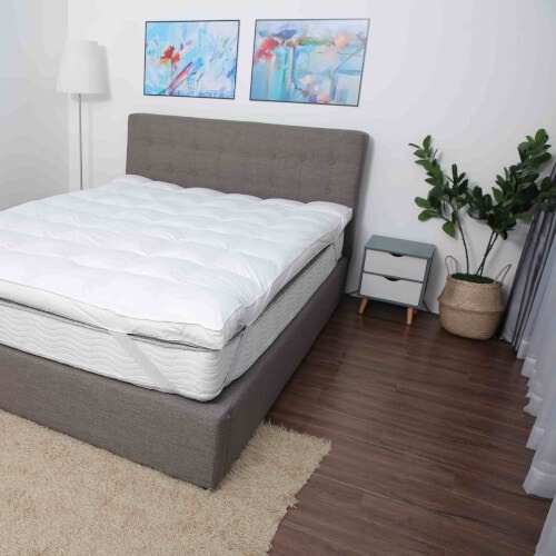 TOPPER NỆM CAO CẤP HÀNG CHUẨN KHÁCH SẠN, TẤM LÀM MỀM ĐỆM SIZE 1M, 1M2, 1M4, 1M6, 1M8, 2M2 DÀI 2M