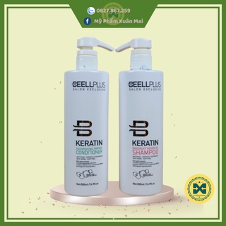 Cặp Dầu Gội Xả Beell Plus ngăn ngừa gàu ngăn rụng tóc 500ml x2