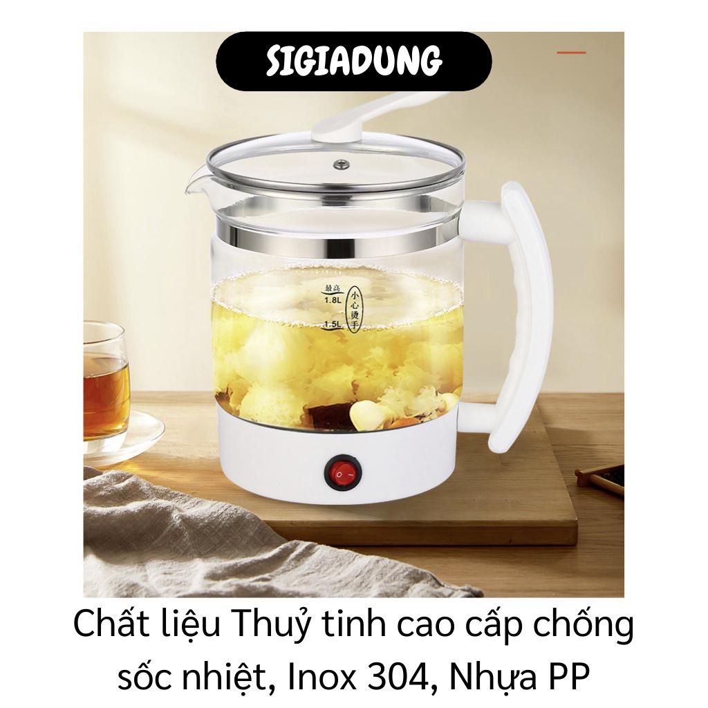 [SGD] Ấm Điện Thủy Tinh - Nồi Thủy Tinh Đa Năng Cách Nhiệt, Chống Sốc, Ấm Đun Siêu Tốc 9520