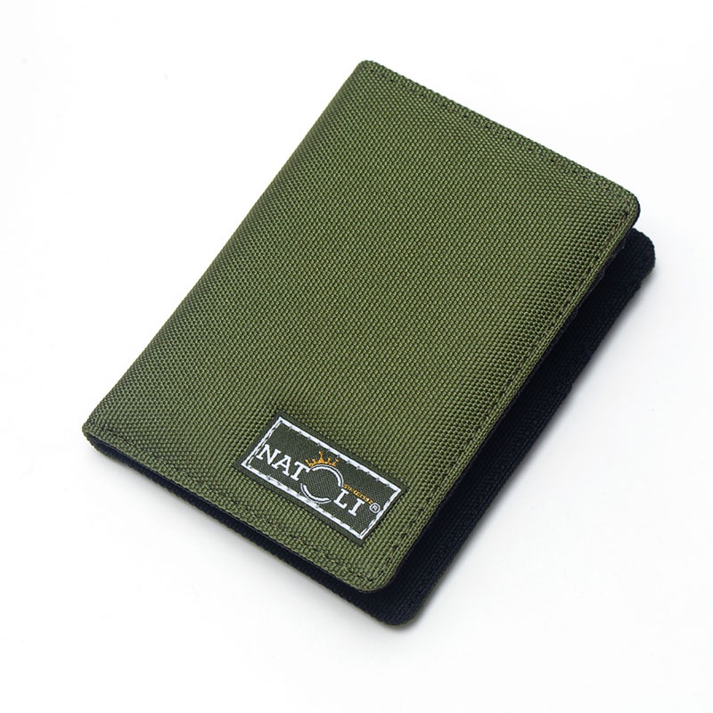 Ví vải nam cầm tay thương hiệu NATOLI chất vải canvas nhiều ngăn kháng nước cao cấp -  Simple Vertical Wallet V3