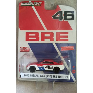 Greenlight mijo ex. 2015 nissan gt-r bre edition