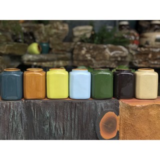 Lu Vuông Uống Bia Bằng Gốm