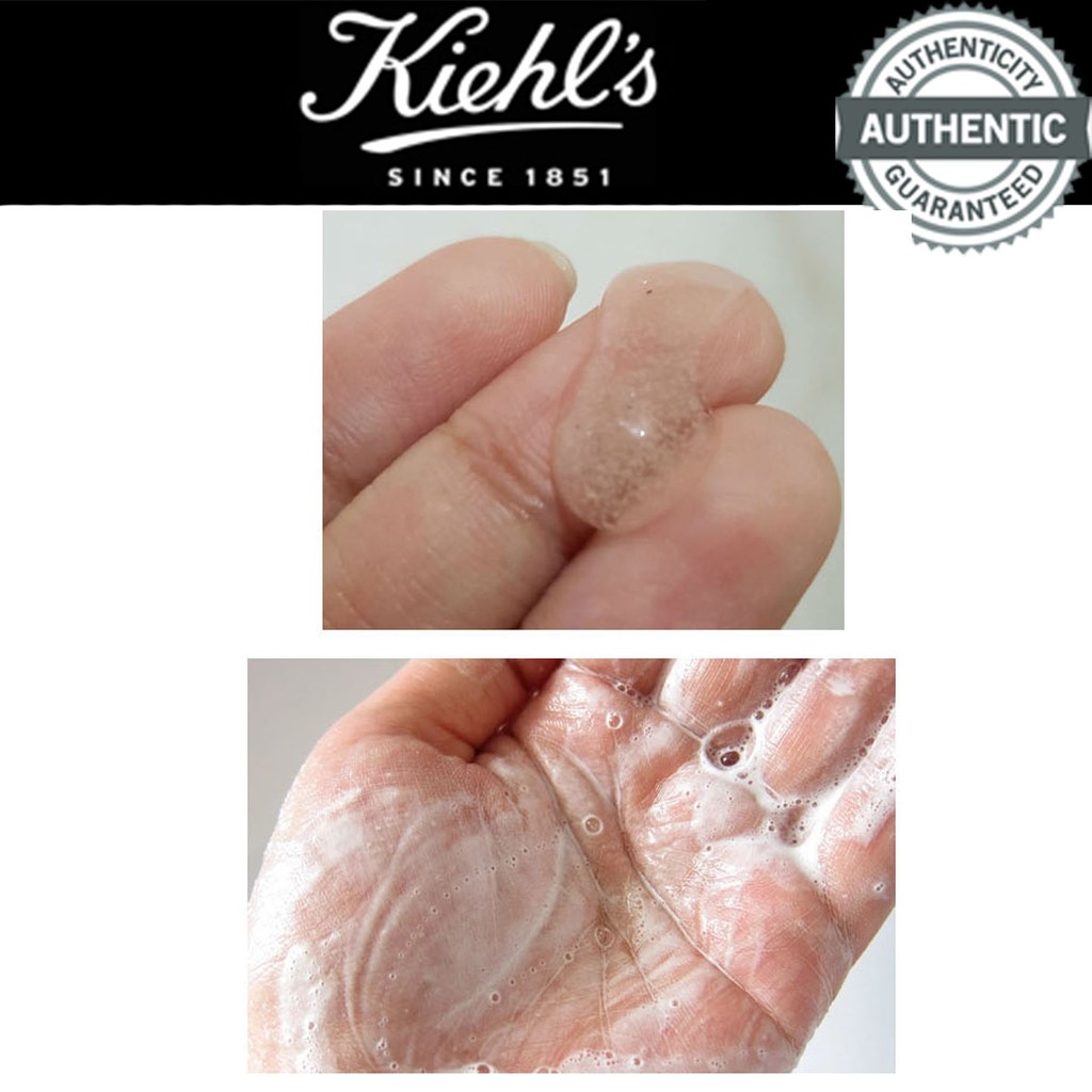 Sửa Rửa Mặt Cấp Ẩm Trắng Da kiehls Clearly Corrective Brightening & Exfoliating Daily Cleanser 150ml(30mlx5pcs)