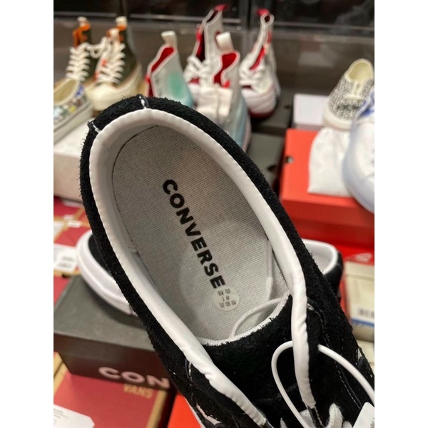 GIÀY CONVERS ONE STAR BLACK BASIC DA LỘN