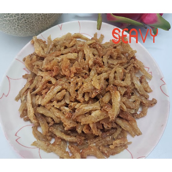 🐟 Cá cơm tẩm bột sấy giòn, hải sản khô đặc sản Nha Trang, hộp 500 gram - Seavy 🐟
