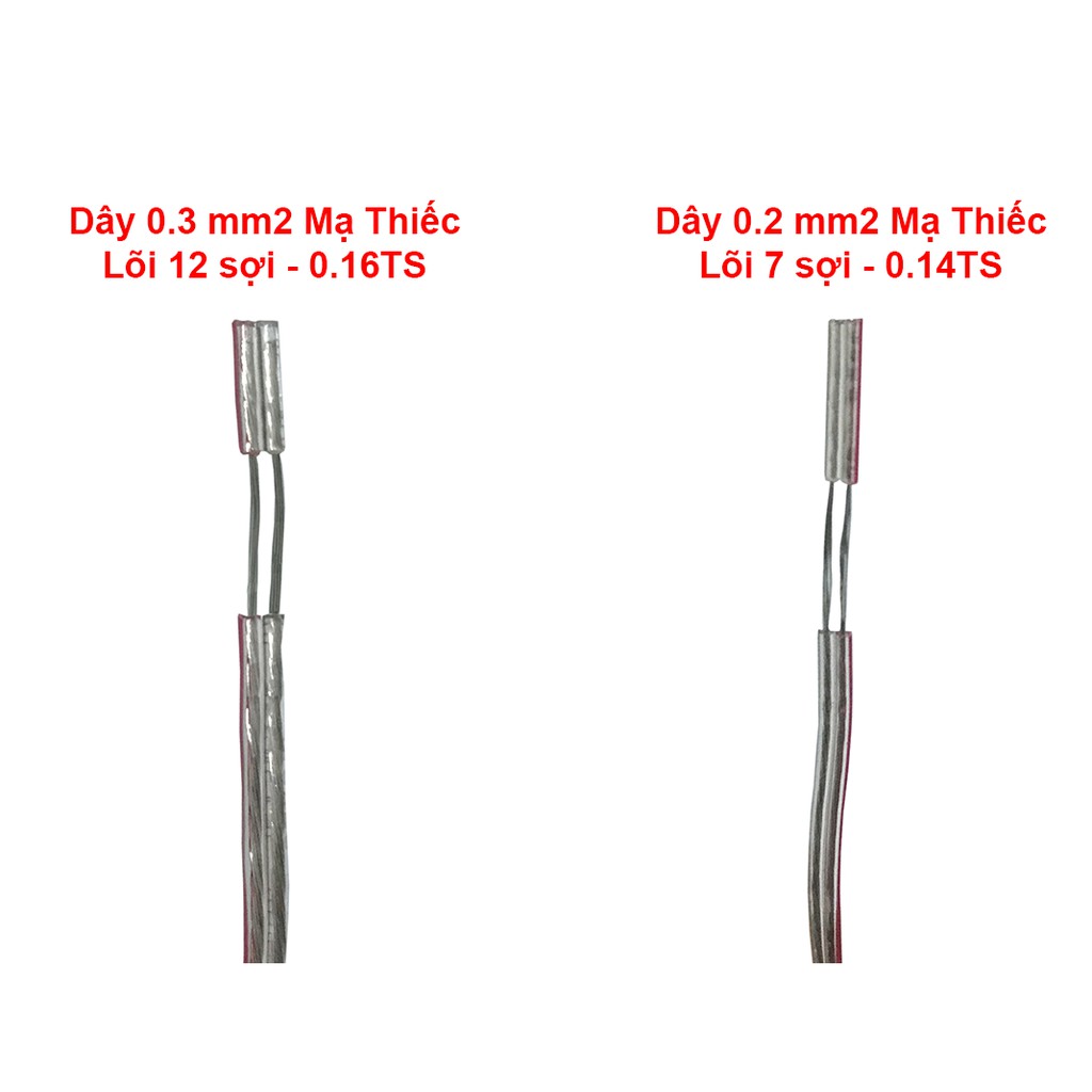 DÂY ĐIỆN TRONG SUỐT CUỘN 5 MÉT VỎ PVC LÕI ĐỒNG MẠ THIẾC | BigBuy360 - bigbuy360.vn