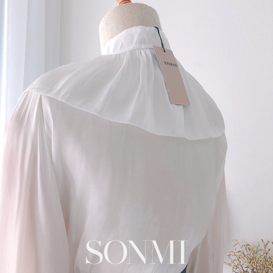 Áo Sơ Mi Trắng Nữ SONMI Kiểu Hàn Quốc ASHLEY ROSE