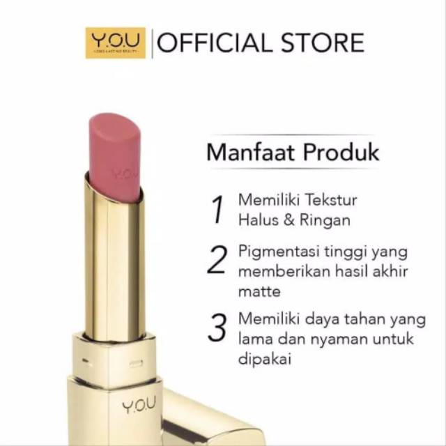 (hàng Mới Về) Son Lì Y.o.u Màu Sắc Tuyệt Đẹp Quyến Rũ Cho Nữ | BigBuy360 - bigbuy360.vn