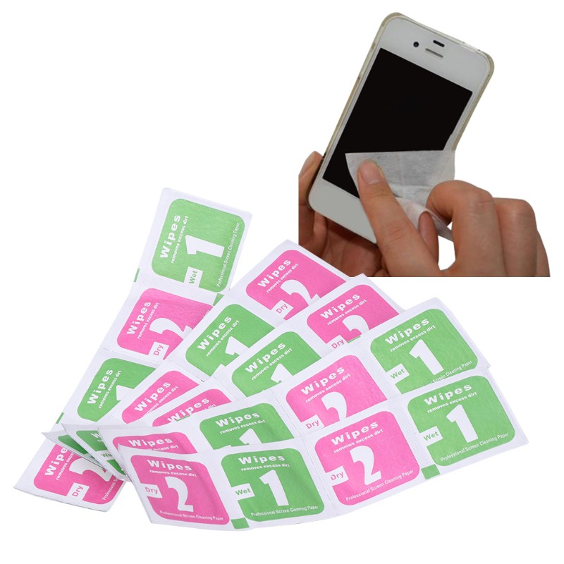 Set 10 Khăn Vải Lau Màn Hình Ống Kính Máy Ảnh