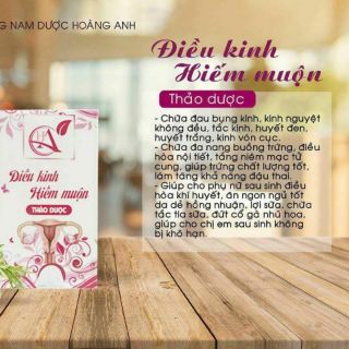 Điều kinh hiếm muộn
