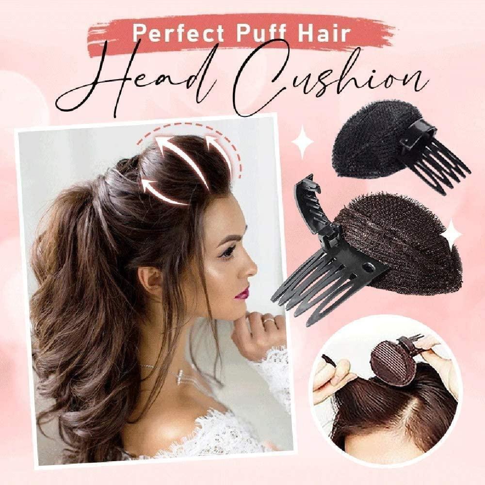 ❈BEAUTY❈ 1/4pcs Hot Puff Hair Head Cushion DIY Fluffy Bump it Up Hair Beauty Tool for Women Lady Girl Princess Styling Volume Hair Base