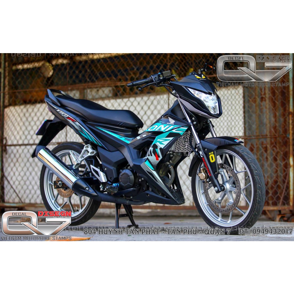 Tem Rời SONIC 150 Đen - decalq7