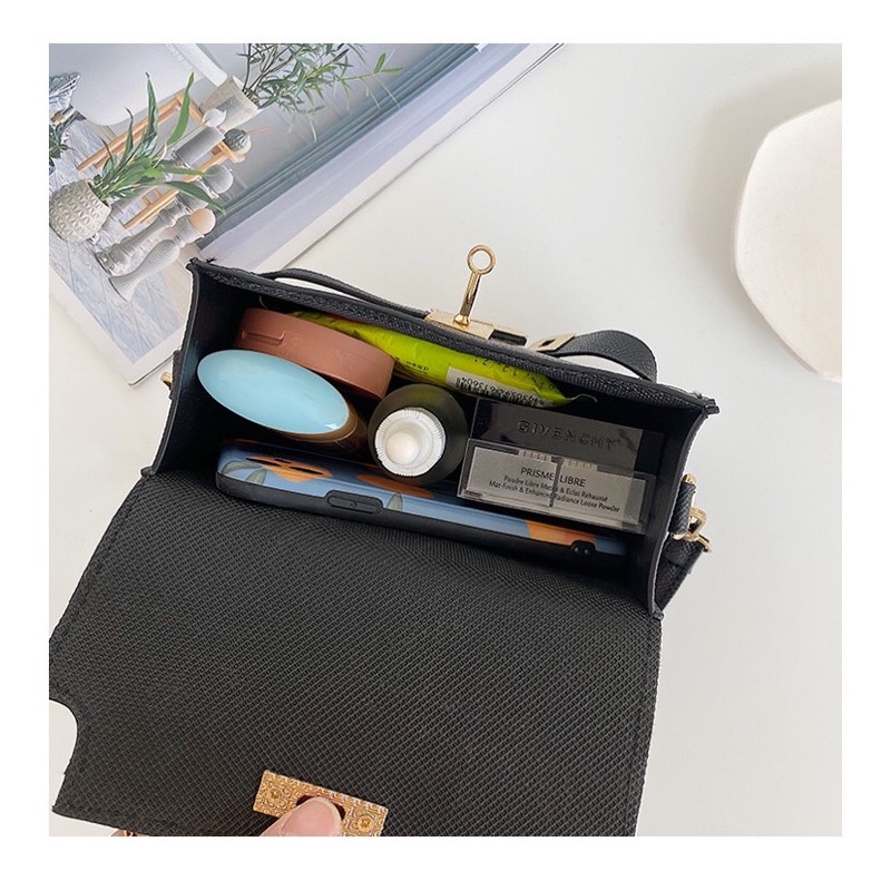 Túi xách Kelly mini đeo chéo cầm tay QC.