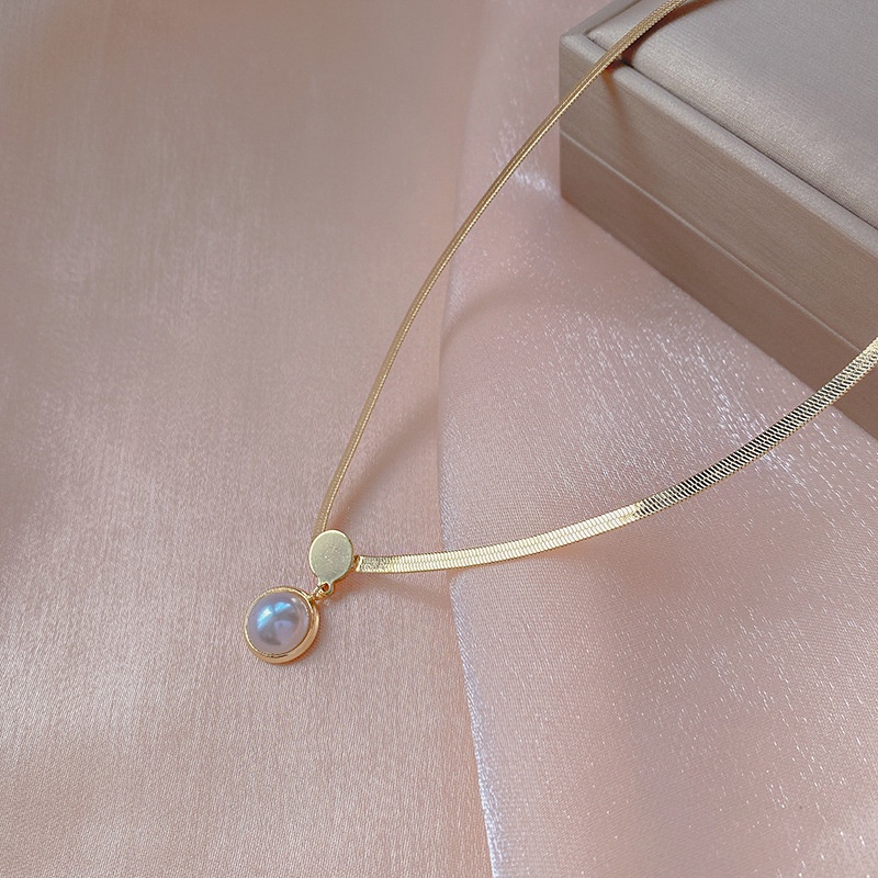 Vòng cổ Ngọc Trai Phong Cách niche Thời Trang Mới 2022