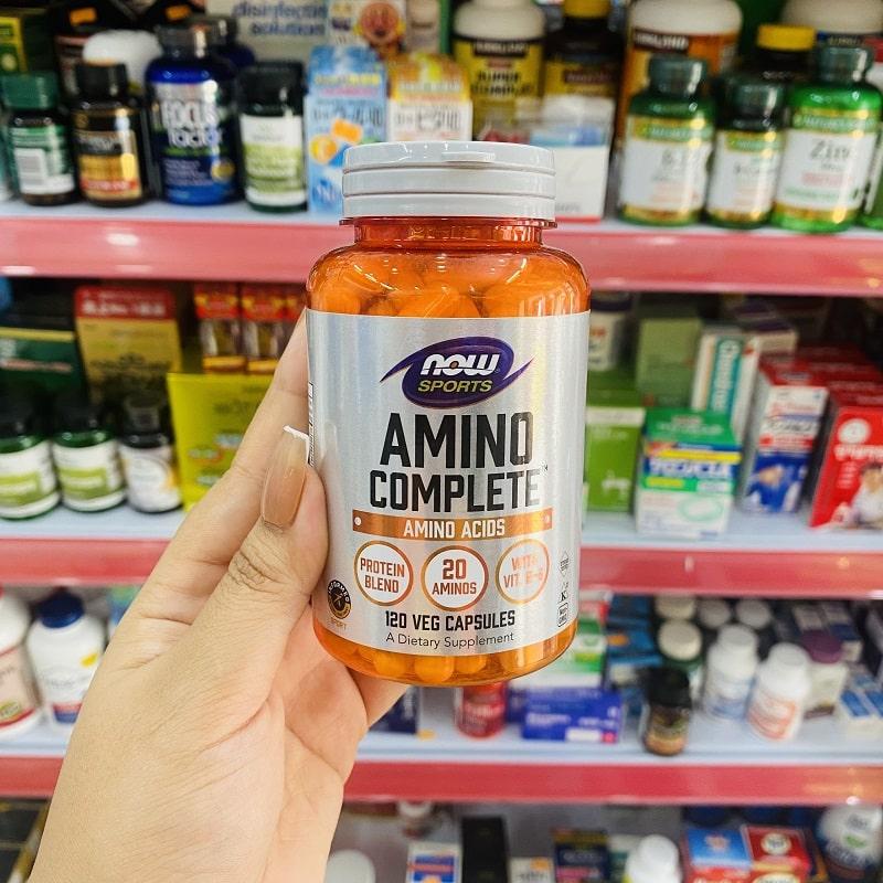 Viên Uống Bổ Sung Axit Amin Hoàn Chỉnh Cho Người Tập Gym Now Sports Amino Complete 120 và 300 Viên