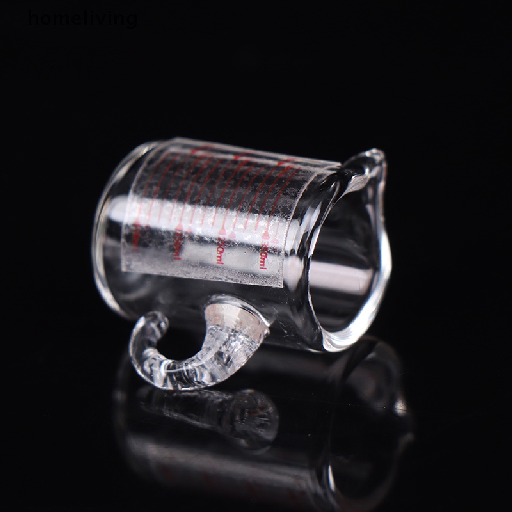 1 Cốc Đo Lường Bằng Thủy Tinh Cho Nhà Búp Bê Tỉ Lệ 1: 12