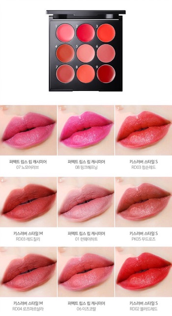 Bảng son PERFECT LIPS TOP COLOR LIP PALETTE