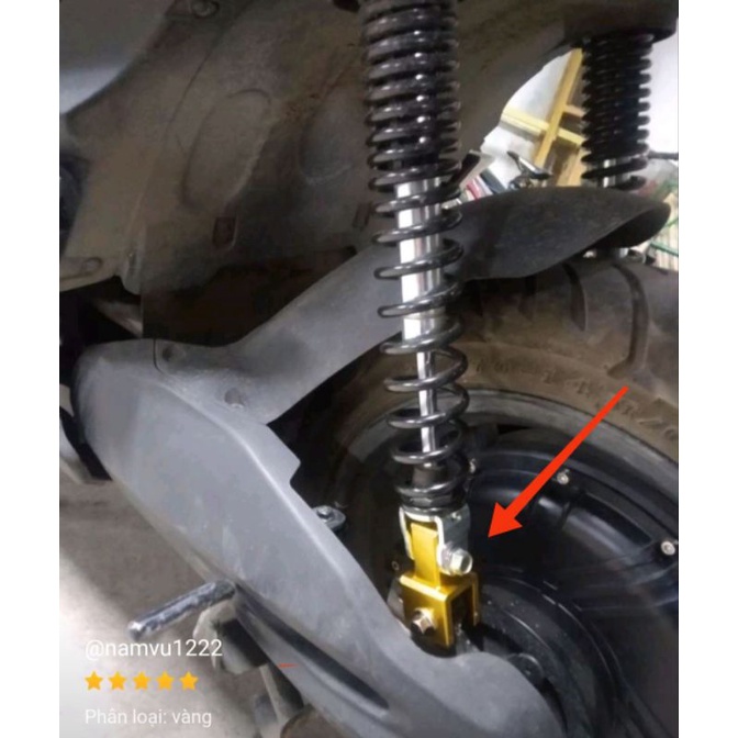 Nâng phuộc sau cho các loại xe - nâng giảm xóc sau - pass tăng thụt sau ( giá 1 cái )