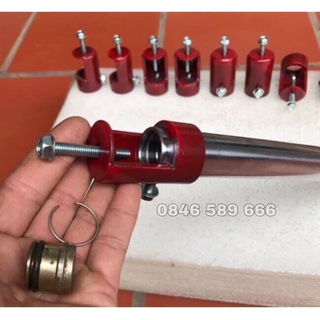 Vam Cảo Tháo Phanh Phuộc Giảm Sóc Trước Xe Máy