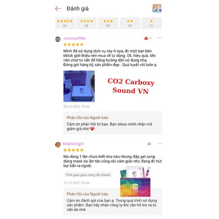 Bộ sạch sâu căng bóng CO2 Carboxy Sound Ribeskin [chính hãng Hàn Quốc]