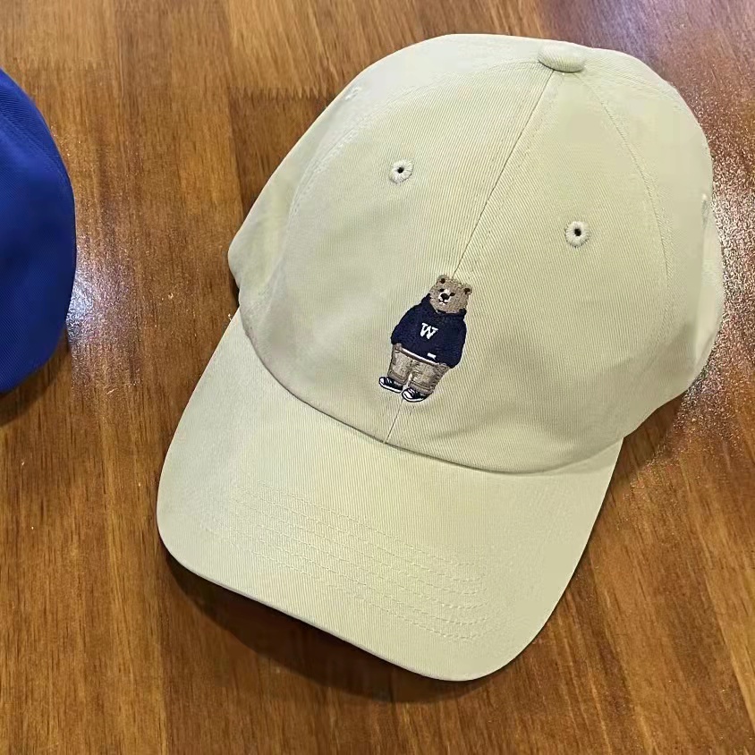 Mũ lưỡi trai Whoau chính hãng in hình gấu Steve WHACD1202A