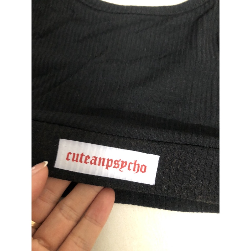 Set croptop áo thun lạnh cá tính dài tay