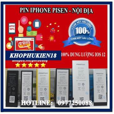 Pin iPhone 8 Plus Chất lượng cao [ Chính hãng Pisen] BH12T