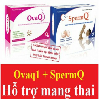 Ovaq1 và SpermQ - Hỗ trợ mang thai tự nhiên🔥Cam kết chính hãng🔥