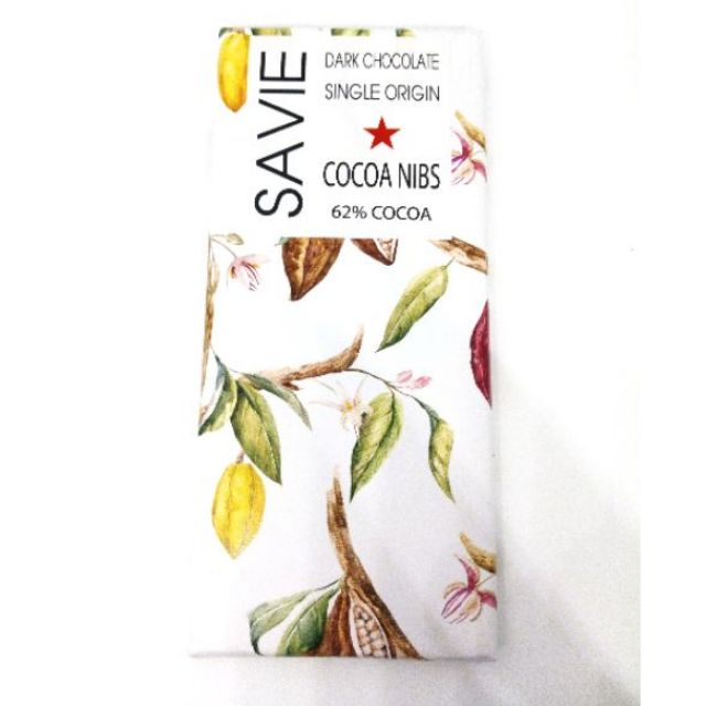 Socola Đen Savie Nhân Hạt Cacao 70% cacao