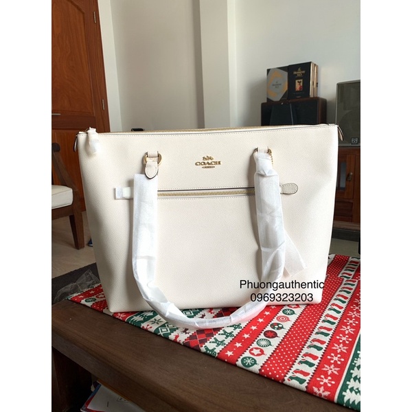 Túi tote Coach trắng sữa Gallery AUTHENTIC