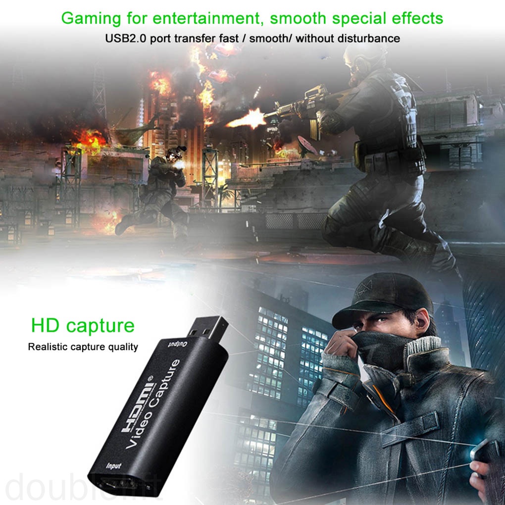 USB 2.0 Capture Card Computer Gaming 1080P Video Capture Device Audio Video Recording Card doublelift store