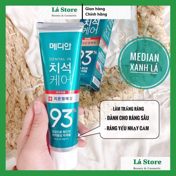 Kem đánh răng MEDIAN 93% Toothpaste Hàn Quốc 120g