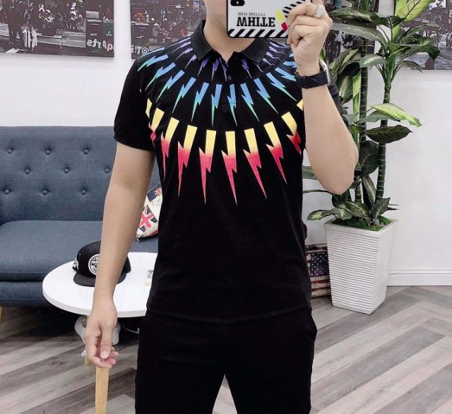 Áo thun nam cổ bẻ cao cấp co giãn 4 chiều chuẩn shop | BigBuy360 - bigbuy360.vn