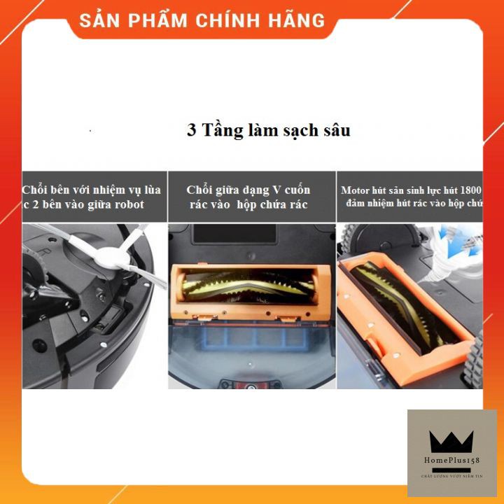 ⚡Hàng chính hãng⚡ Robot lau nhà hút bụi Liectroux C30B _hàng mới 100%_ App sử dụng tiếng việt, hiện đại, sang trọng