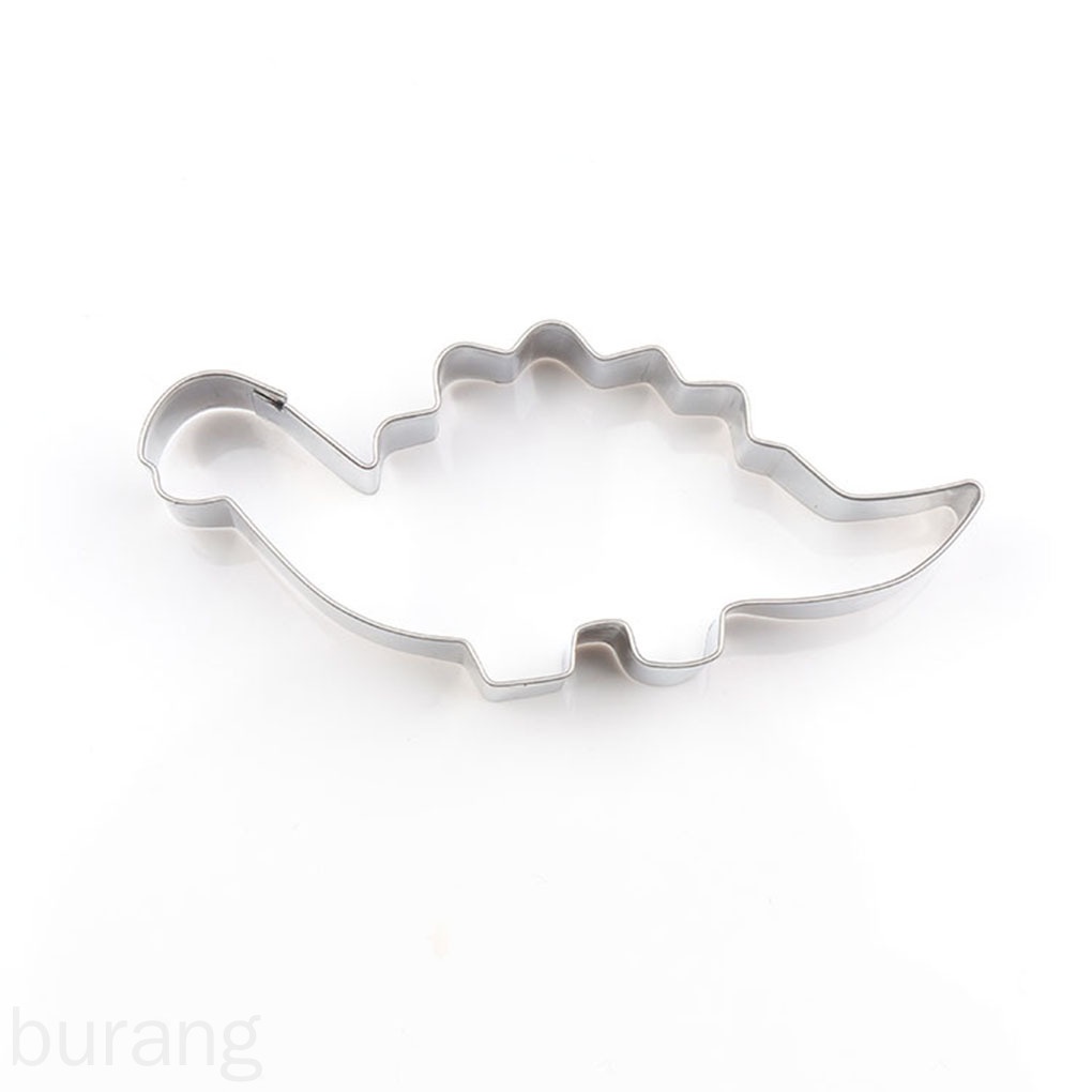Set 4 Khuôn Cắt Tạo Hình Khủng Long Bằng Thép Không Gỉ