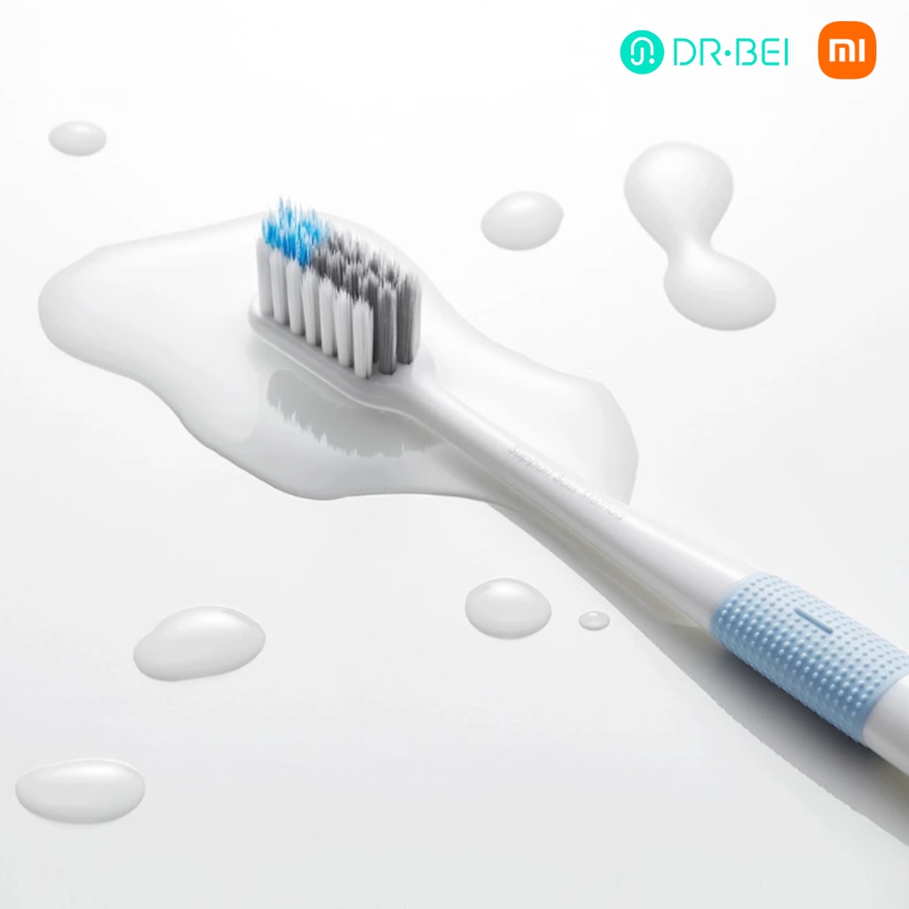 Bàn Chải Đánh Răng Xiaomi Dr BEI set 4 bàn chải tặng kèm hộp du lịch lông siêu mềm