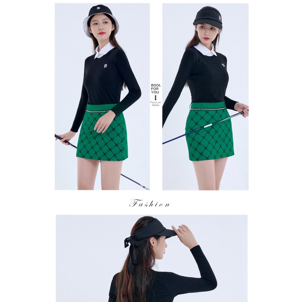 Bộ Áo Tay Dài + Chân Váy Phong Cách Mới Mùa Thu Thoáng Khí Mau Khô Cho Nữ