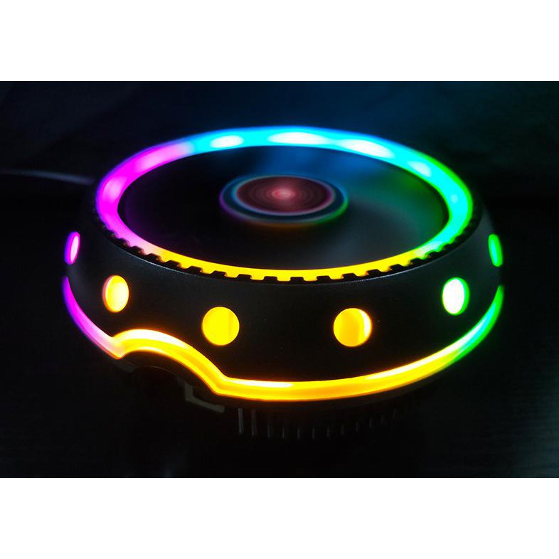 QUẠT TẢN NHIỆT CPU COOLMOON UFOX LED RGB