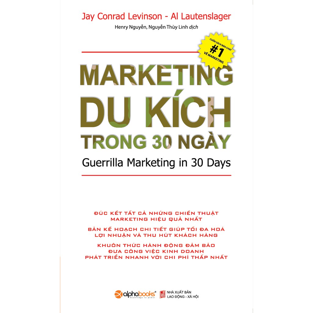 Sách - Marketing du kích trong 30 ngày (Tái bản 2018) | BigBuy360 - bigbuy360.vn