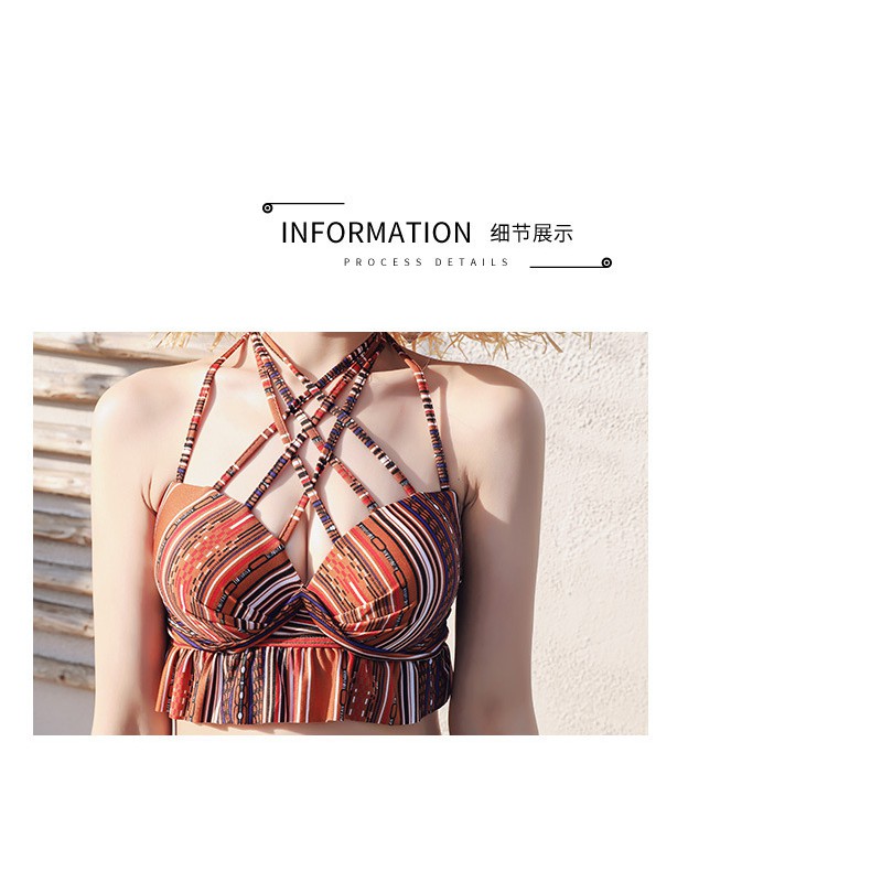 (Sẵn) Bộ đồ bơi tắm biển nữ Bikini 3 mảnh kín đáo gợi cảm | WebRaoVat - webraovat.net.vn