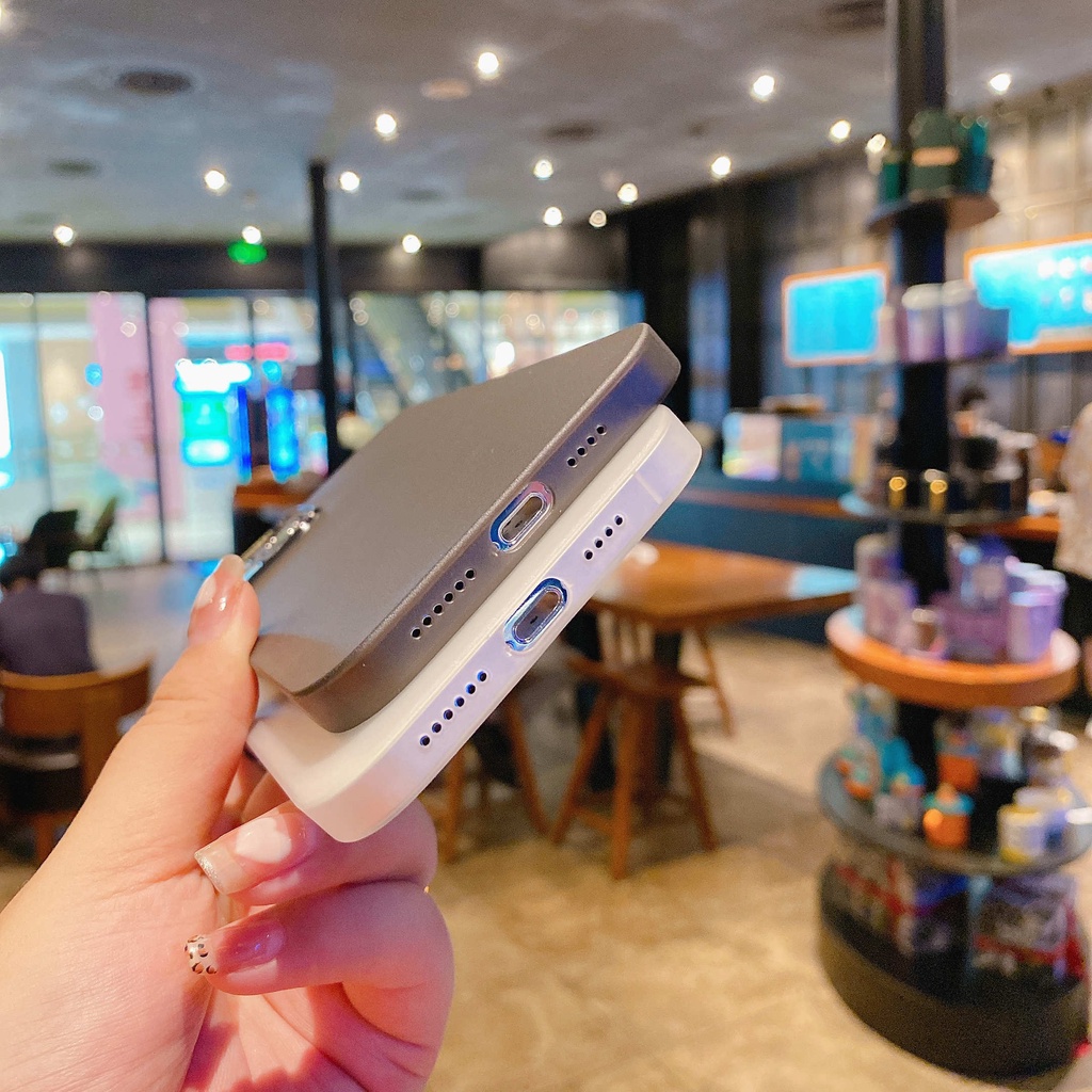 Ốp Điện Thoại Siêu Mỏng Bề Mặt Nhám In Hình We Bare Bears Cho iPhone14 14Promax 11ProMax 13Pro Max Xs