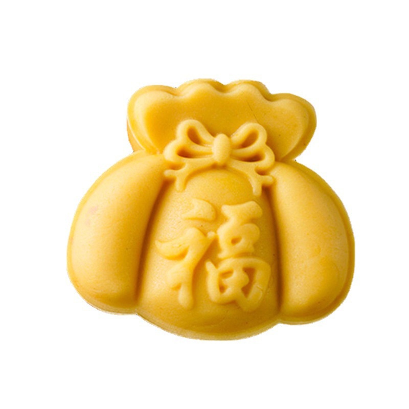 Khuôn Nhựa Làm Bánh Trung Thu 50g Hình Túi Cầu Phúc DIY