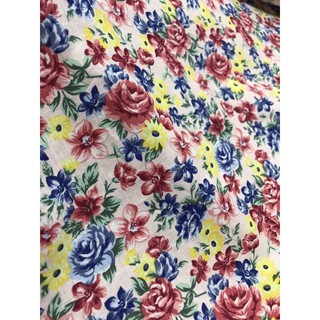 vải linen hoa Hồng xinh đẹp!